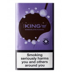  Сигареты The King Chocolate Blueberry Capsule (Кинг Шоколад Кнопка Черника)