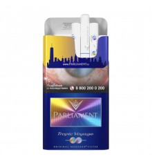  Сигареты Parliament Tropical Voyage Compact (Парламент Тропик Вояж) капсула фруктовый, ментол и ягоды 